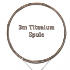 Titanium Wire 3m Vorfach-Spule, 25kg Tragkraft
