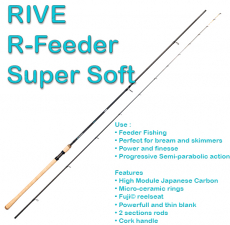 Rive R-Feeder Super Soft 3.70m 10-50 Gr. Wurfgewicht, 2-teilig,  Messeangebot 2020