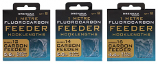 Drennan Fluorocarbon Feeder Carbon-Haken, 1m, Neuheit 2021