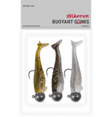 Korum SNAPPER BUOYANT GONKS - 9CM NATURAL, 3 Stück