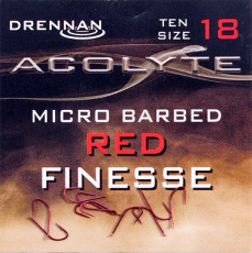 Drennan Acolyte Hook Red Finesse Gr. 16 bis 22, micro barbed