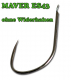 Maver Elite ES43 barbless hook silverfish wide gape - ohne Widerhaken Maver Elite ES43 barbless hook silverfish wide gape - ohne Widerhaken