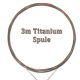 Titanium Wire 3m Vorfach-Spule, 25kg Tragkraft