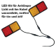 LED Kit für Anhänger und Trailer Licht mit 8m Kabel, wasserdicht LED Kit für Anhänger und Trailer Licht mit 8m Kabel, wasserdicht