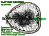 GUNKI FAST CLIP KESCHER 65X60cm, Modell 2023